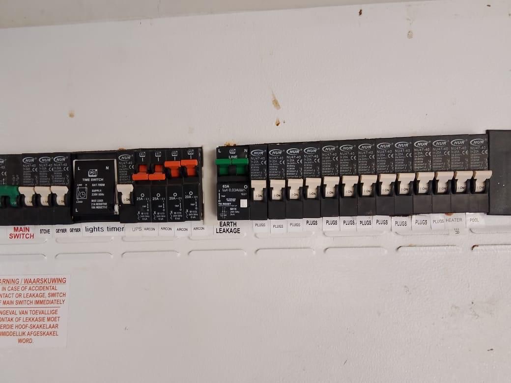 Residential DB board and circuit breaker panel